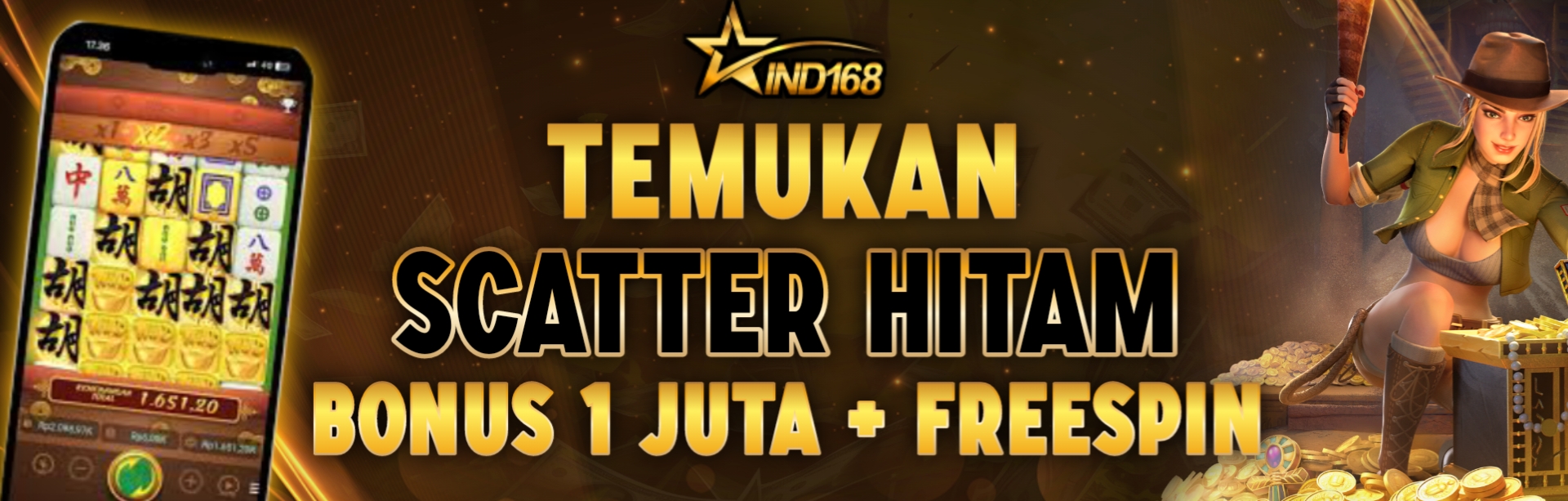 scatter hitam 