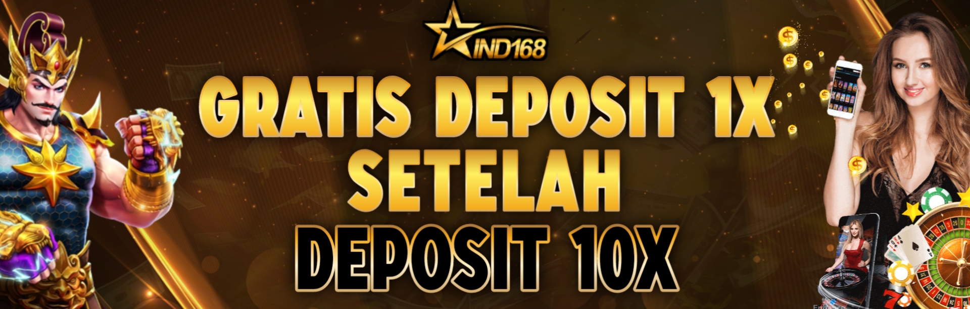 deposit 10x free 1x
